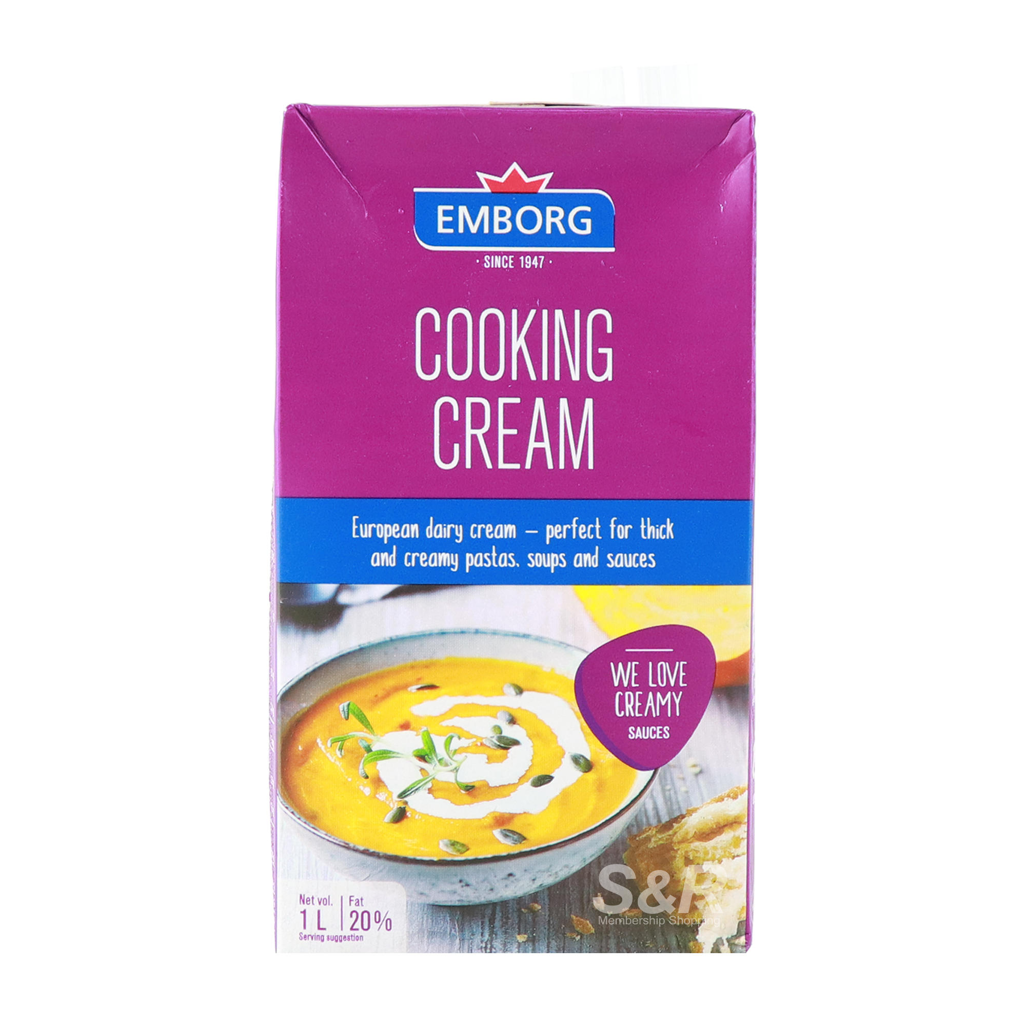 Emborg Cooking Cream 1L Emborg Cooking Cream 1L